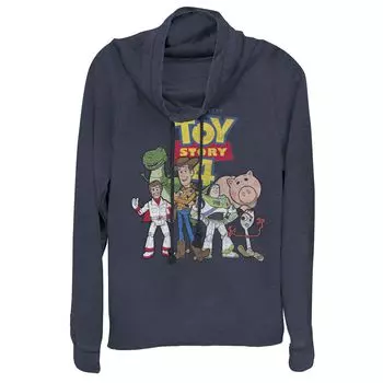 Пуловер с капюшоном и плакатом с логотипом Disney/Pixar's Toy Story 4 Licensed Character, темно-синий
