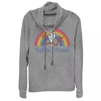 Пуловер с капюшоном и радужным плакатом Disney/Pixar's Toy Story 4 для детей Forky Talkin' Trash Rainbow Licensed Character