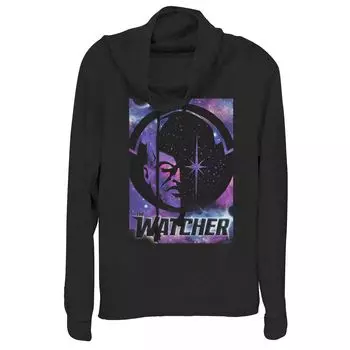 Пуловер с капюшоном и воротником-хомутом для подростков Marvel What If Watcher Galactic Poster Licensed Character