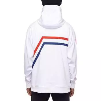 Пуловер с капюшоном из флиса мужской 686, цвет Nasa White