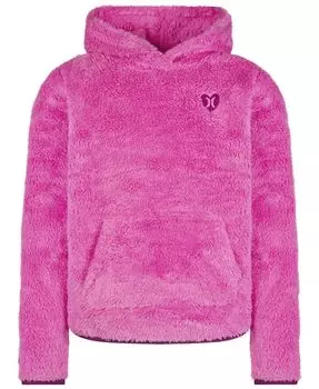 Пуловер с капюшоном из шерпы для больших девочек Hurley, розовый