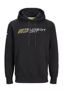 Пуловер с капюшоном Jack & Jones, черный