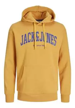 Пуловер с капюшоном Jack & Jones, желтый