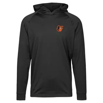 Пуловер с капюшоном Levelwear Baltimore Orioles, черный