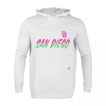 Пуловер с капюшоном Levelwear San Diego Padres, белый