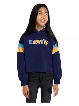 Пуловер с капюшоном Levi's Kids, темно-синий