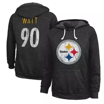 Пуловер с капюшоном Majestic Threads Pittsburgh Steelers, черный