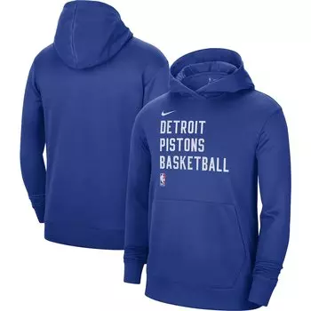Пуловер с капюшоном Nike Detroit Pistons, синий