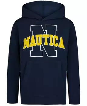 Пуловер с капюшоном Old School для мальчиков для малышей Nautica, красный