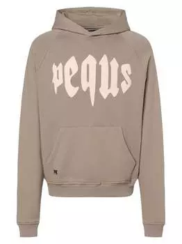 Пуловер с капюшоном Pequs, серый