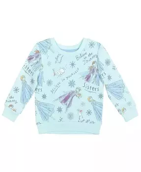 Пуловер с капюшоном «Принцесса Минни Маус» для девочек «Принцесса Минни Маус» Джек Скеллингтон «История игрушек» «Король Лев» Микки «Лило и Стич» Disney, синий