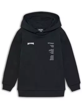 Пуловер с капюшоном Sometime Soon Hoodie Stsaiden Kinder, черный
