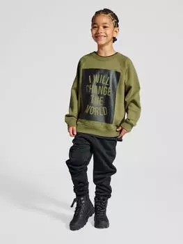 Пуловер с капюшоном Sometime Soon Hoodie Stscornelius Kinder, цвет OLIVE BRANCH