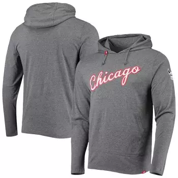 Пуловер с капюшоном Sportiqe Chicago Bulls, серый