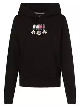 Пуловер с капюшоном Tommy Jeans, черный