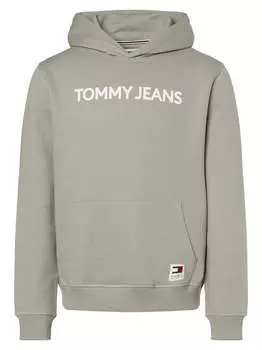 Пуловер с капюшоном Tommy Jeans, зеленый