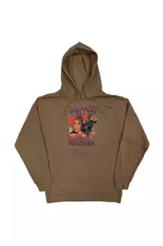 Пуловер с капюшоном в стиле 90-х годов Whitney Houston, коричневый