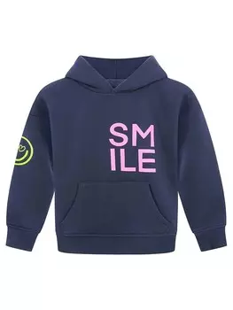 Пуловер с капюшоном Zwillingsherz Hoodie Alissa, цвет Dunkelblau/Rosa