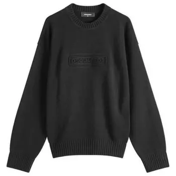Пуловер с круглым вырезом Dsquared2, черный