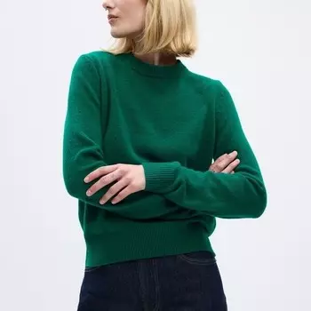 Пуловер с круглым вырезом Gap, зеленый