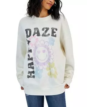 Пуловер с круглым вырезом happy daze для юниоров SmileyWorld, белый