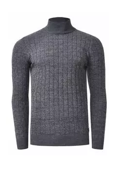 Пуловер с модным воротником стойкой RUSTY NEAL, антрацит