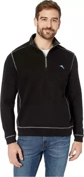 Пуловер с молнией 1/2 Tobago Bay Tommy Bahama, черный
