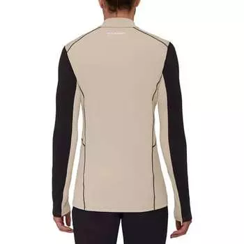 Пуловер с молнией до половины Aenergy ML мужской Mammut, цвет Savannah/Black