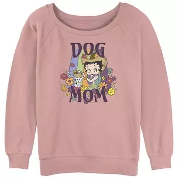 Пуловер с напуском из махрового материала Betty Boop Proud Dog Mom для юниоров Licensed Character