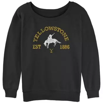 Пуловер с напуском из махровой ткани с логотипом Yellowstone Cowboy Riding для юниоров Licensed Character