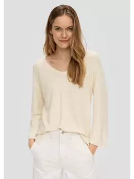 Пуловер s.Oliver, бежевый