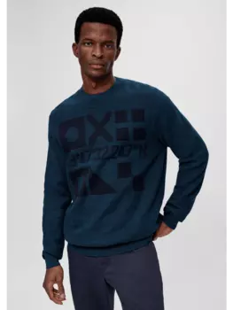 Пуловер s.Oliver, бирюзовый