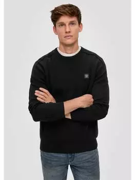 Пуловер s.Oliver, черный