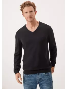 Пуловер s.Oliver, черный