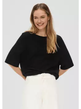 Пуловер s.Oliver, черный