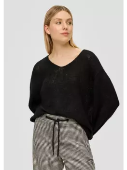 Пуловер s.Oliver, черный