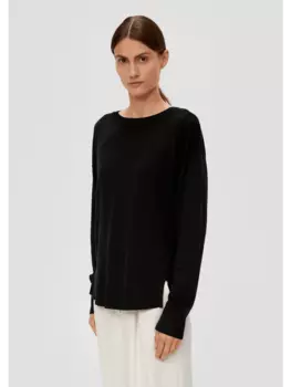 Пуловер s.Oliver, черный