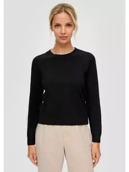 Пуловер s.Oliver, черный