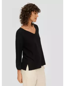 Пуловер s.Oliver, черный