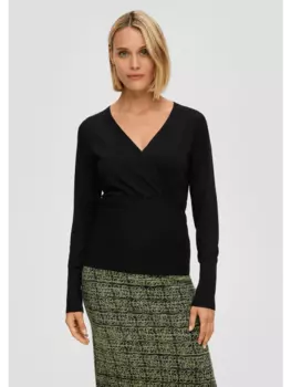 Пуловер s.Oliver, черный