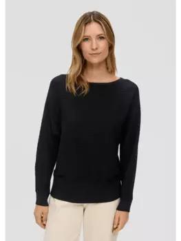 Пуловер s.Oliver, черный