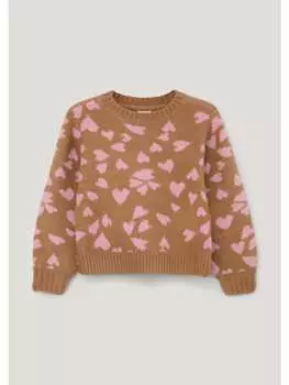 Пуловер s.Oliver, коричневый