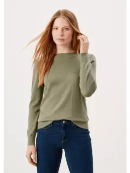 Пуловер s.Oliver, оливковый