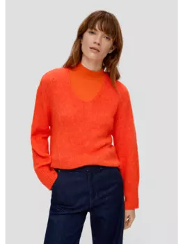 Пуловер s.Oliver, оранжевый