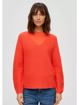 Пуловер s.Oliver, оранжевый