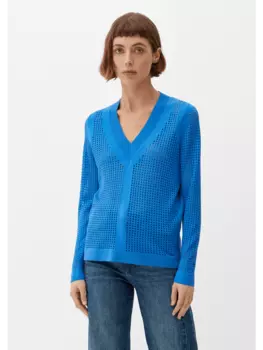 Пуловер s.Oliver, синий