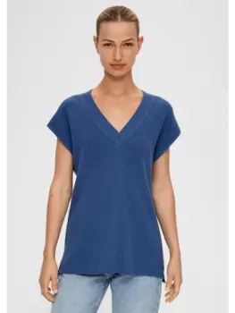 Пуловер s.Oliver, синий