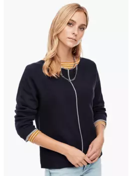 Пуловер s.Oliver, синий