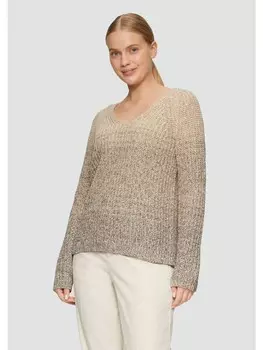 Пуловер s.Oliver Strickpullover langarm, бежевый