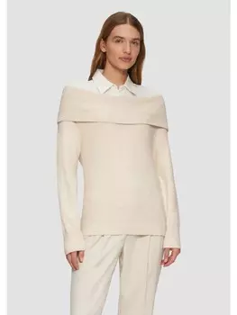 Пуловер s.Oliver Strickpullover langarm, бежевый